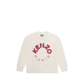 Kenzo Kids Embroidered Logo Fleece Sweatshirt