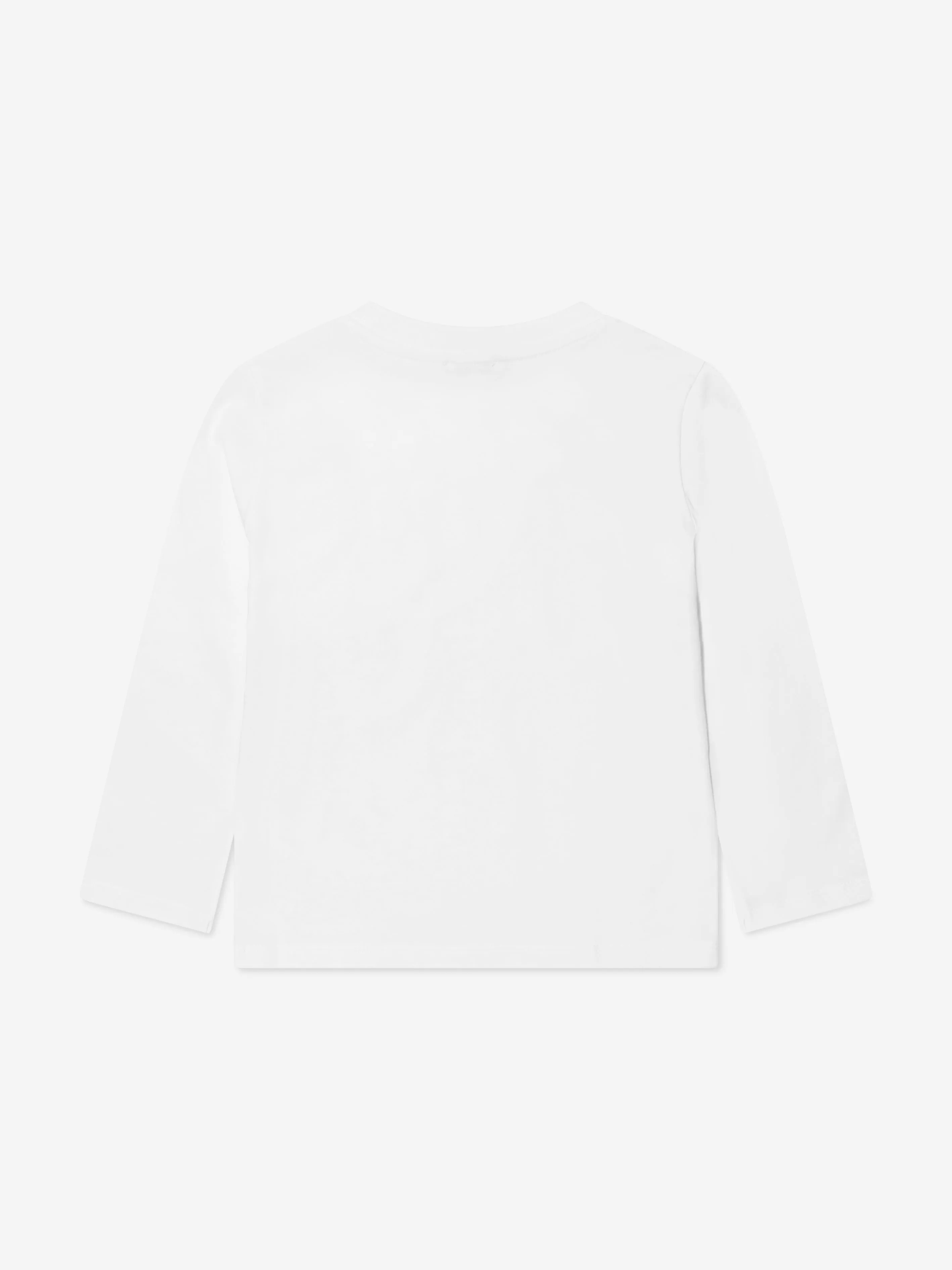 KENZO KIDS - Kids Organic Cotton Long Sleeve T-Shirt in White | Childsplay Clothing