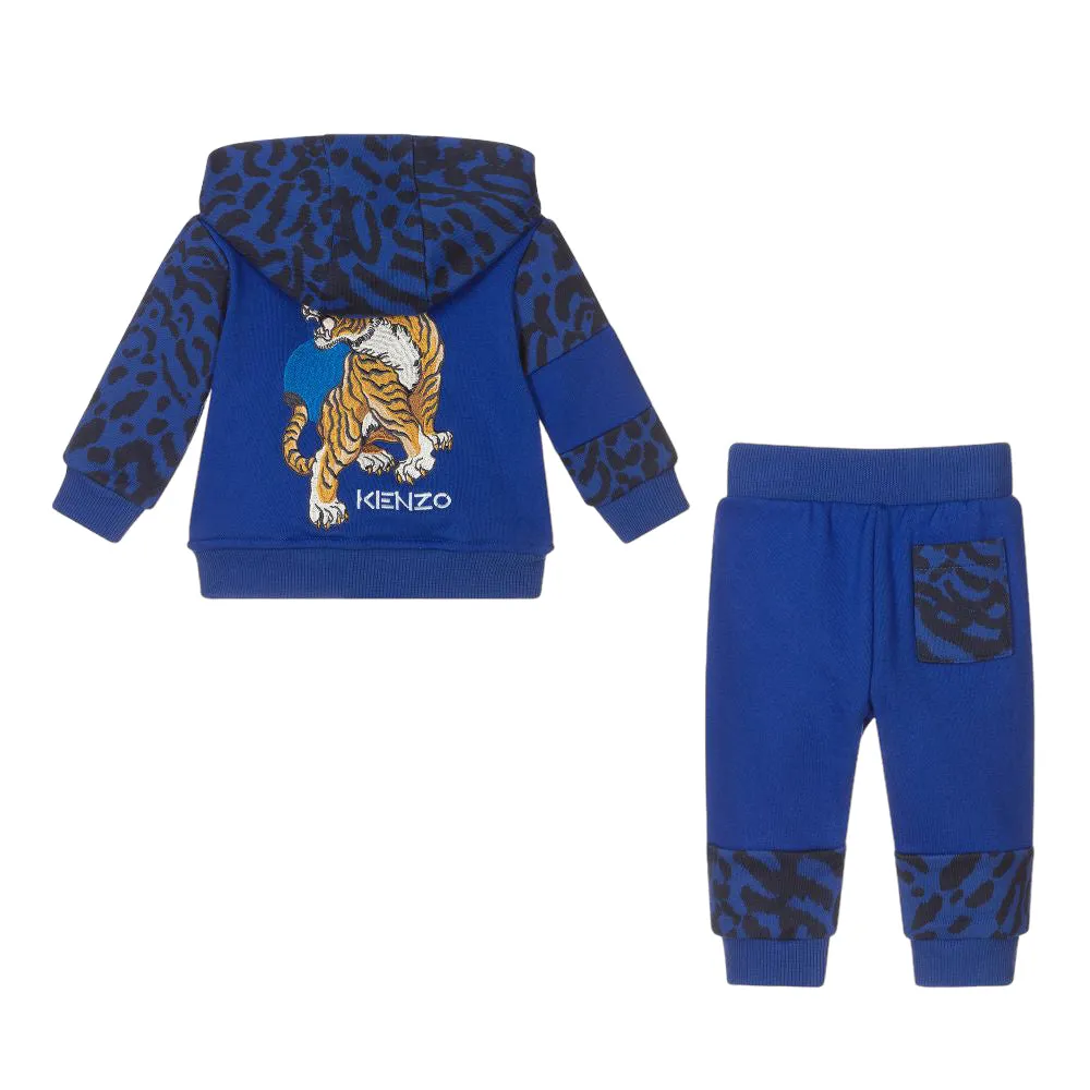 Kenzo Kids Toddler's Full Zip Hooded Sweatsuit