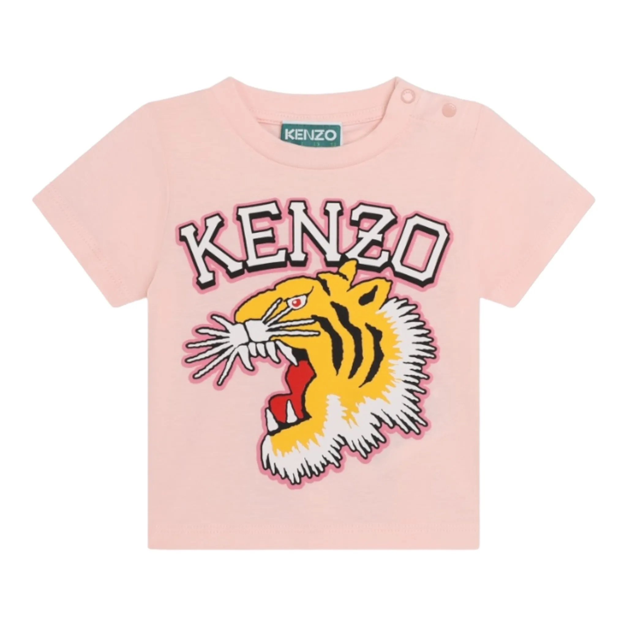 Kenzo Kids Toddler's Varsity Tiger Short Sleeve T-Shirt