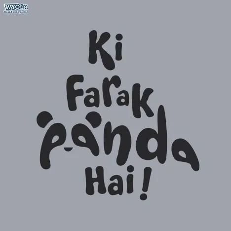 Ki Farak Panda Kids T-Shirt