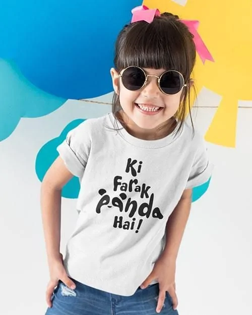 Ki Farak Panda Kids T-Shirt