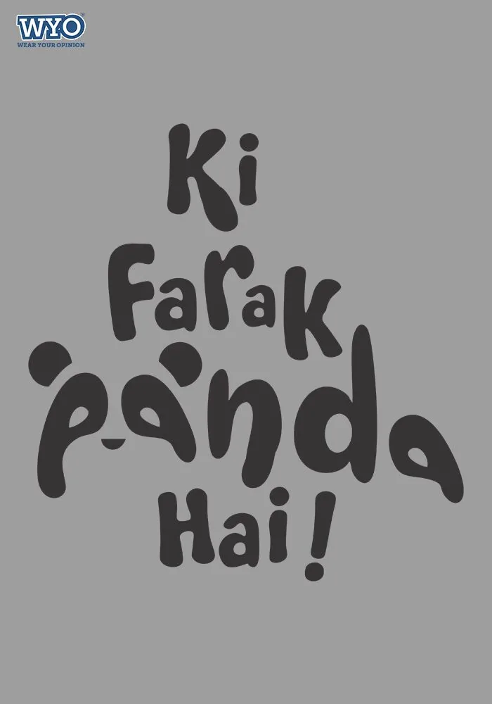 Ki Farak Panda Kids T-Shirt