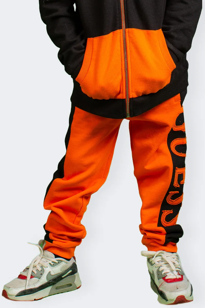 Kids Active Orange Sweatpants