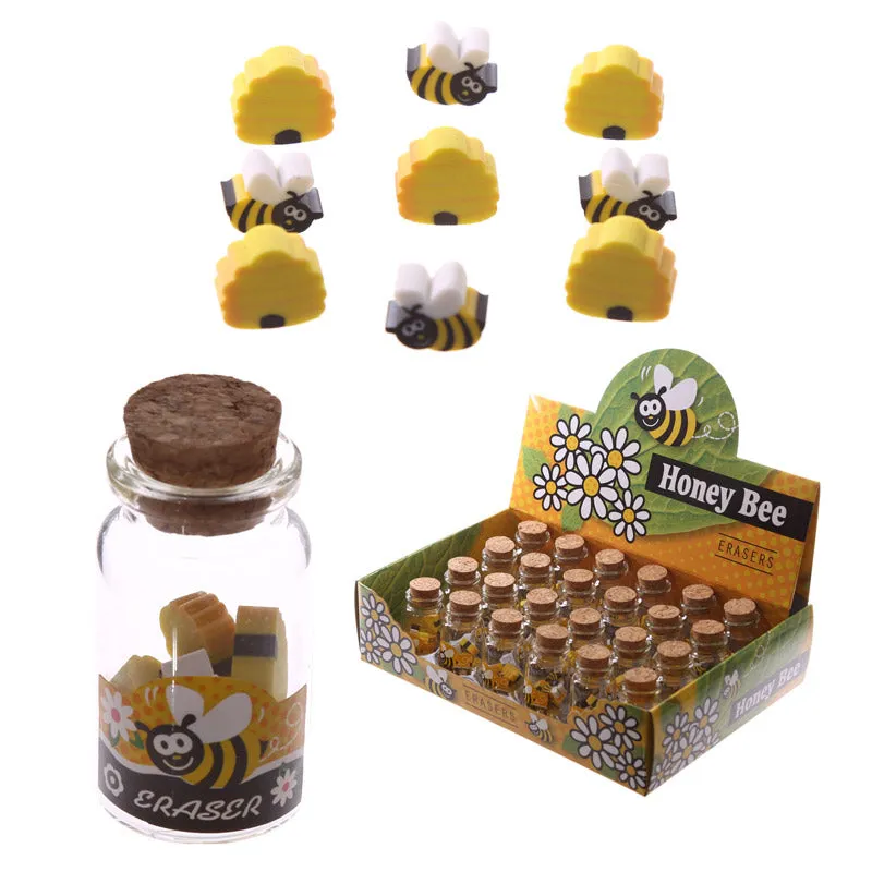 Bee Design Eraser Set STA35 for Kids