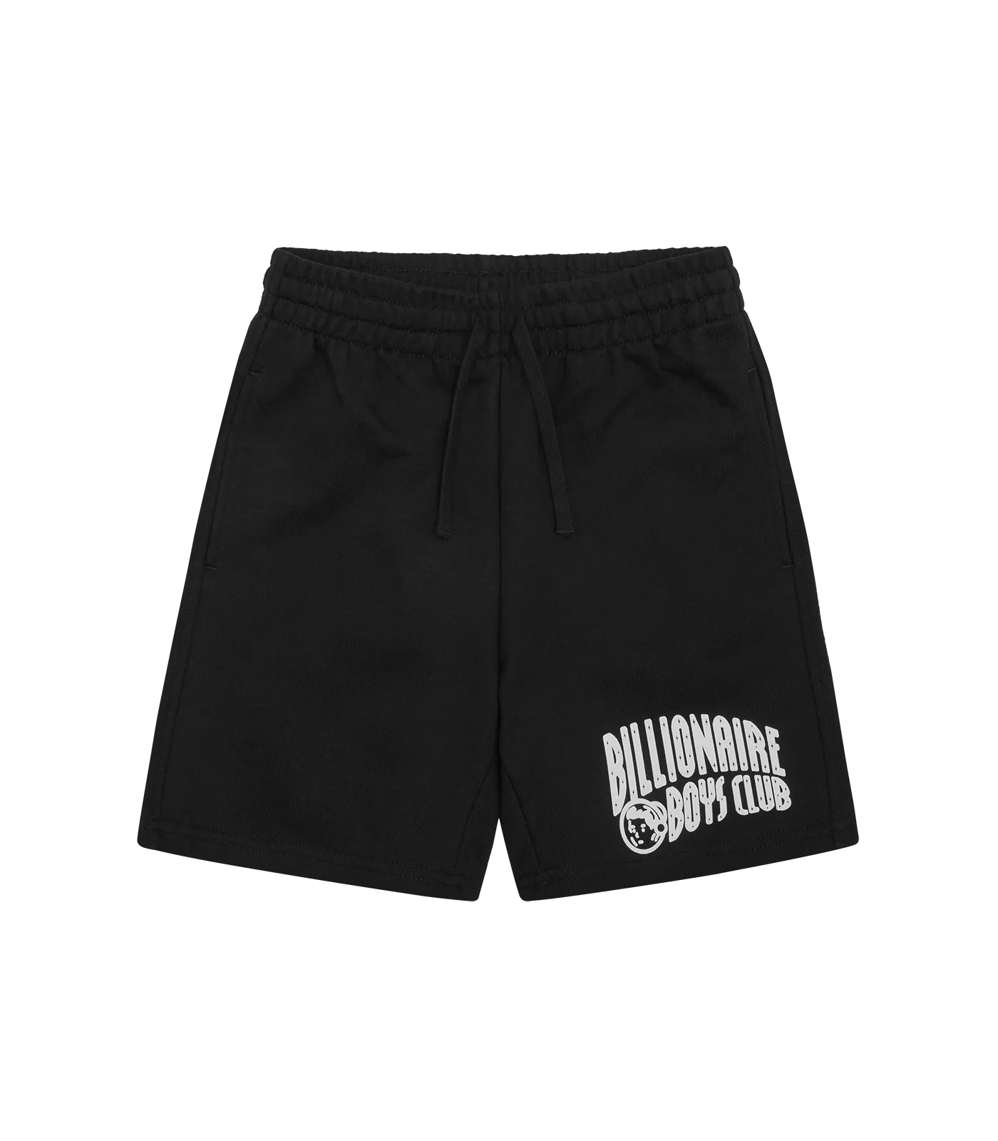 Black Kids Shorts with Arch Logo