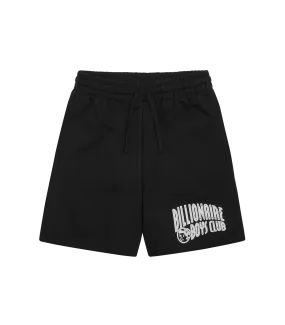 Black Kids Shorts with Arch Logo