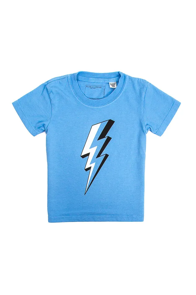 Kids Bolt Tee Blue