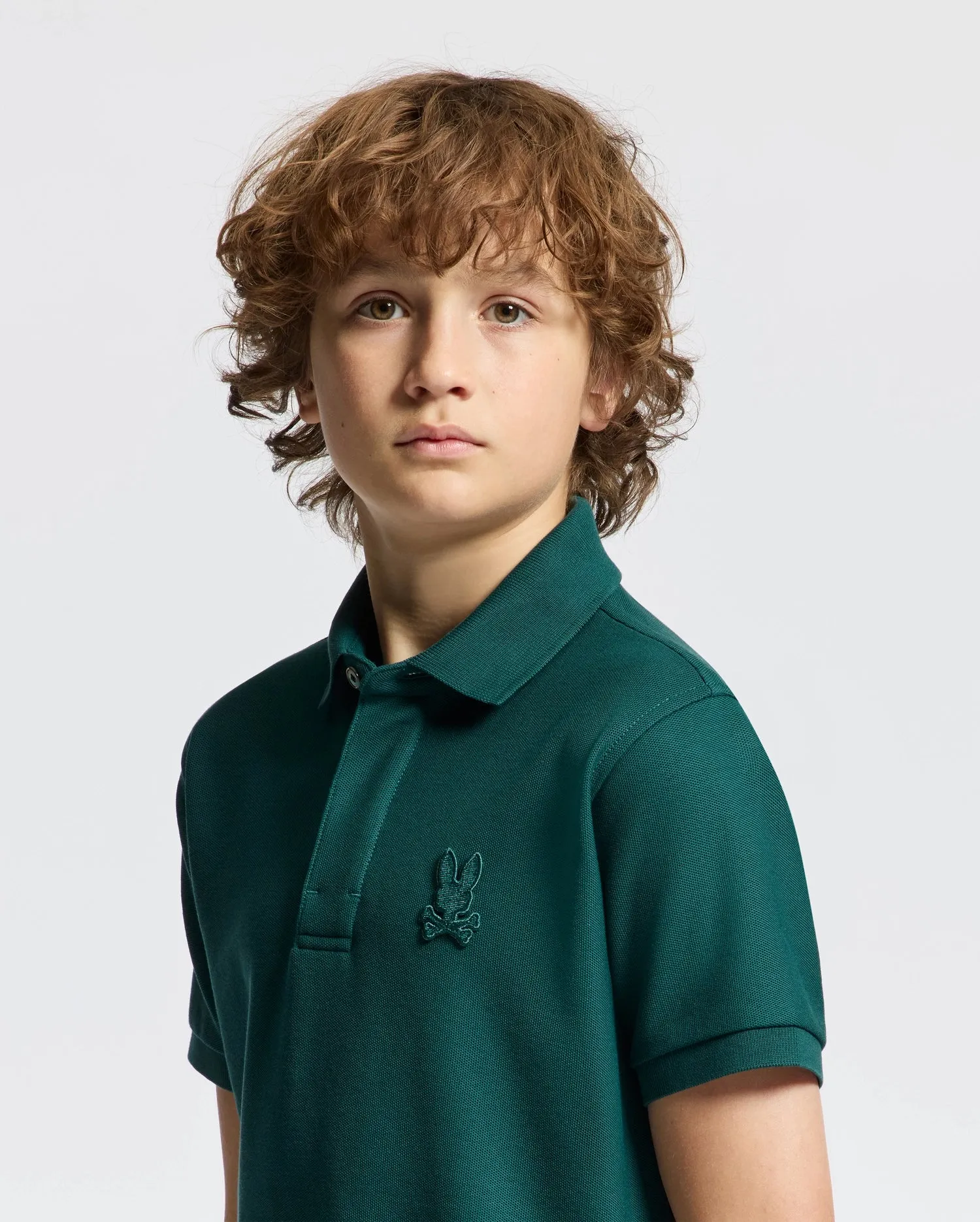 KIDS BRANDSON PIQUE POLO - B0K108E200