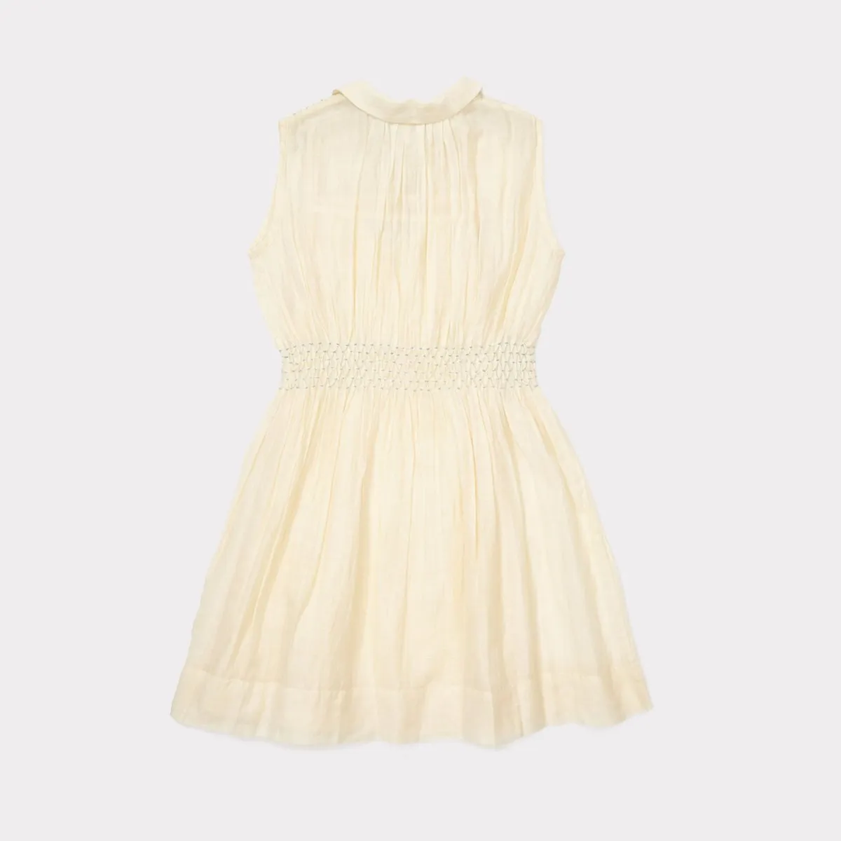 Caramel Brezel Children's Dress (Pale Yellow)