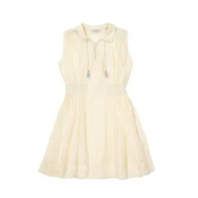 Caramel Brezel Children's Dress (Pale Yellow)