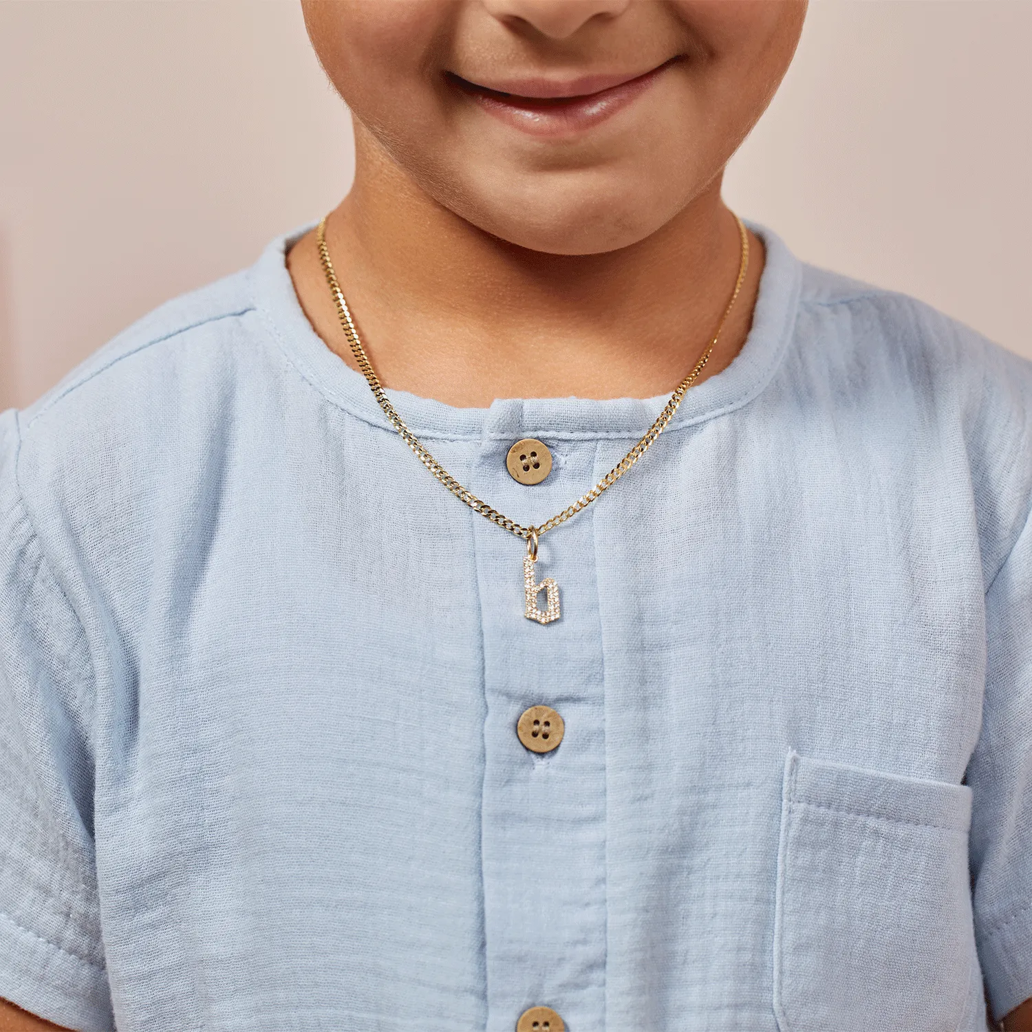 Cuban Link Chain Necklace for Kids