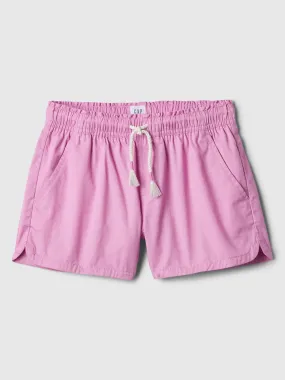 Kids Chambray Pull-On Shorts