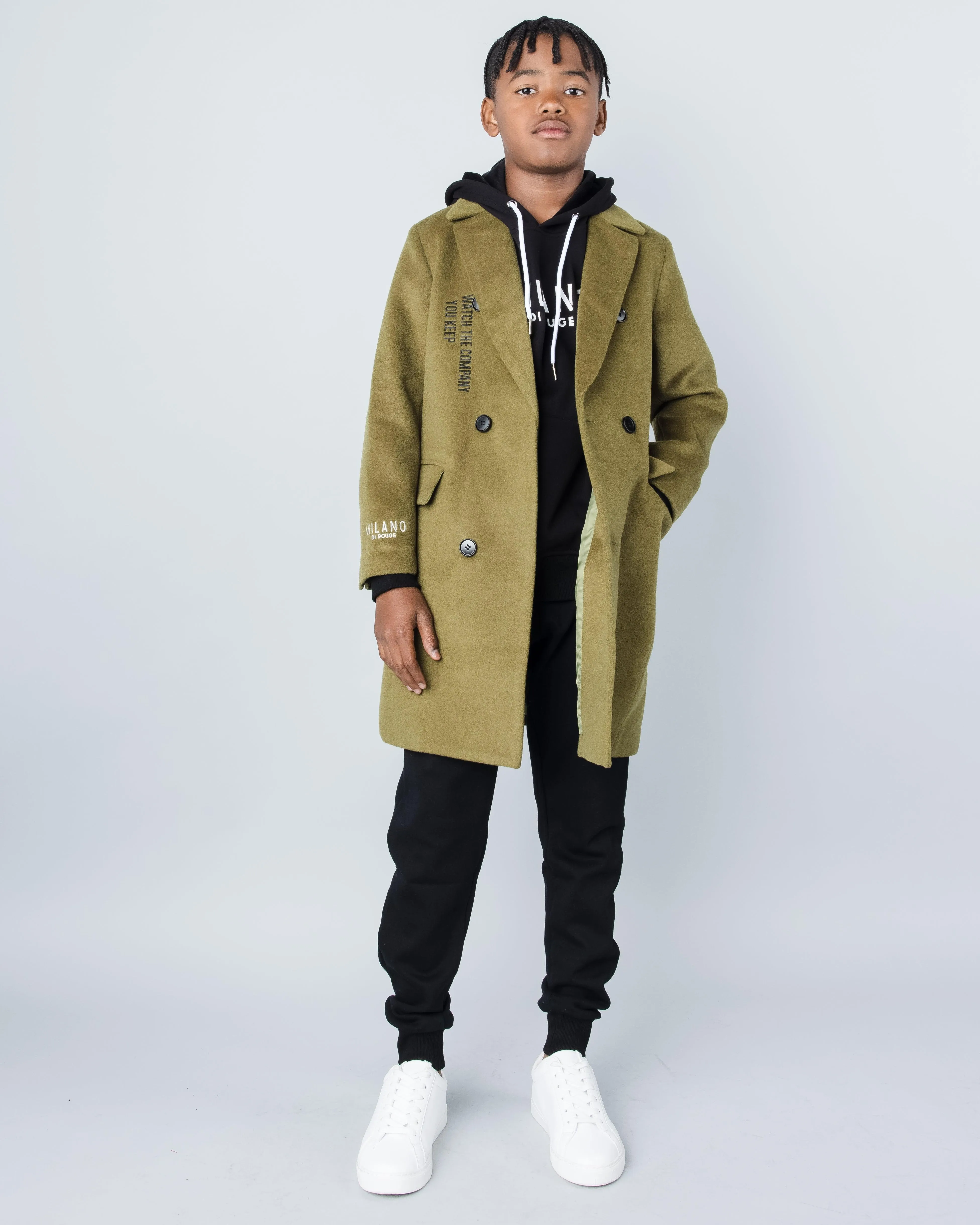 Kids Christian Trench Coat