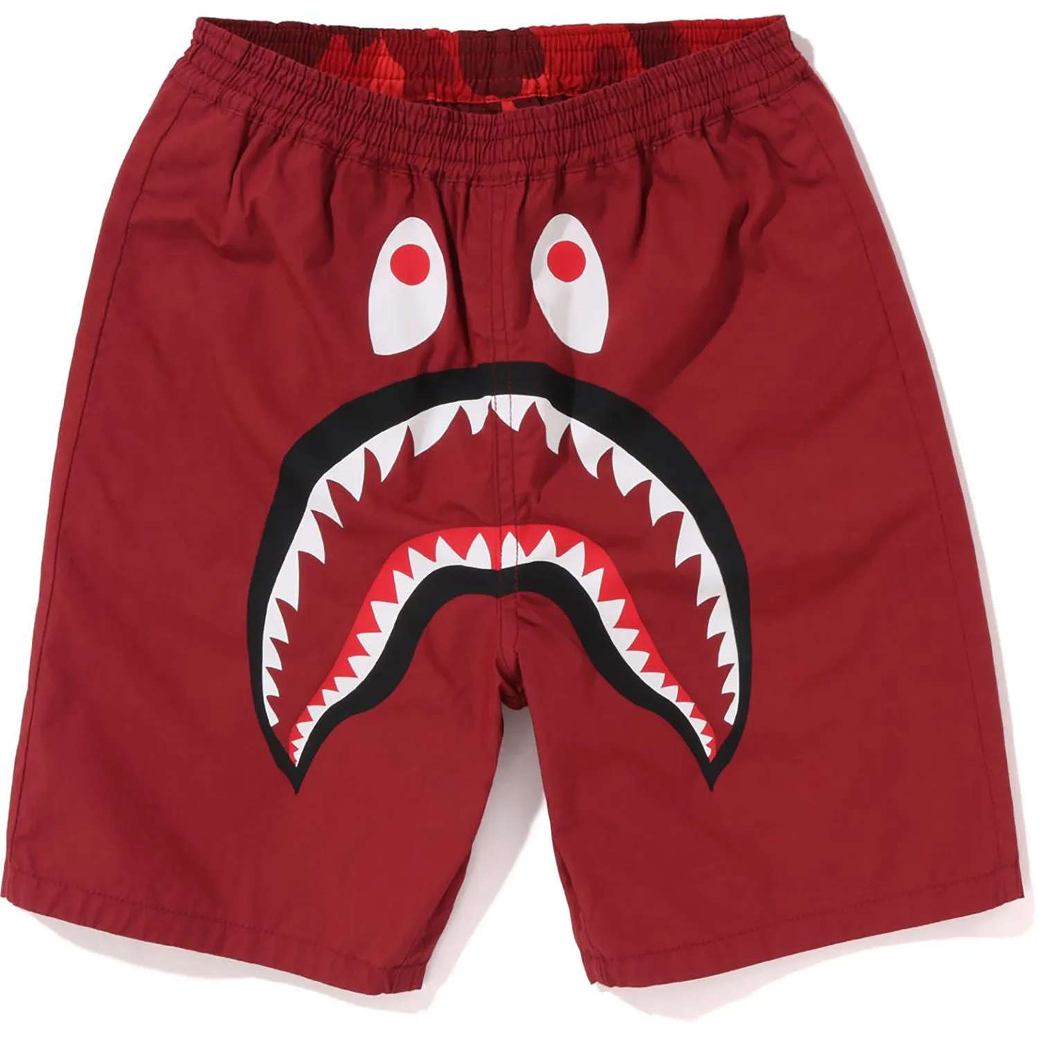 Kids Color Camo Shark Reversible Shorts