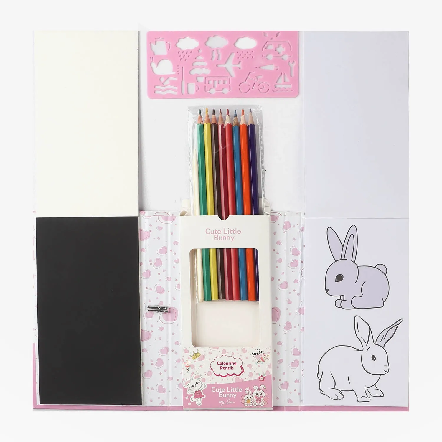 Kids Art Set for Coloring and Scratching