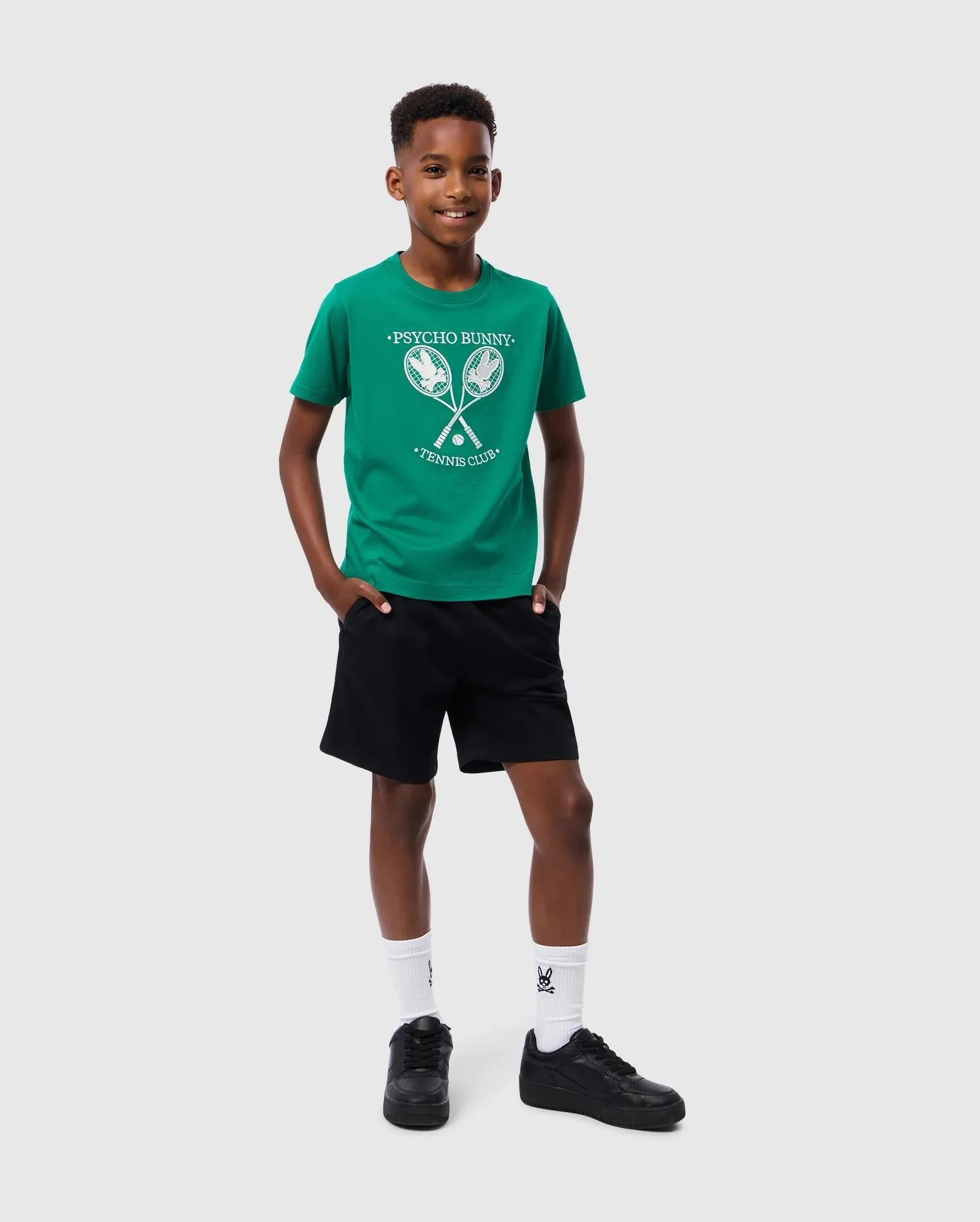 KIDS COURTSIDE GRAPHIC TEE - B0U684C200