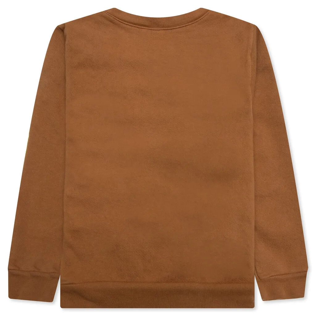 Kids Ginger Mushroom Crewneck Shirt