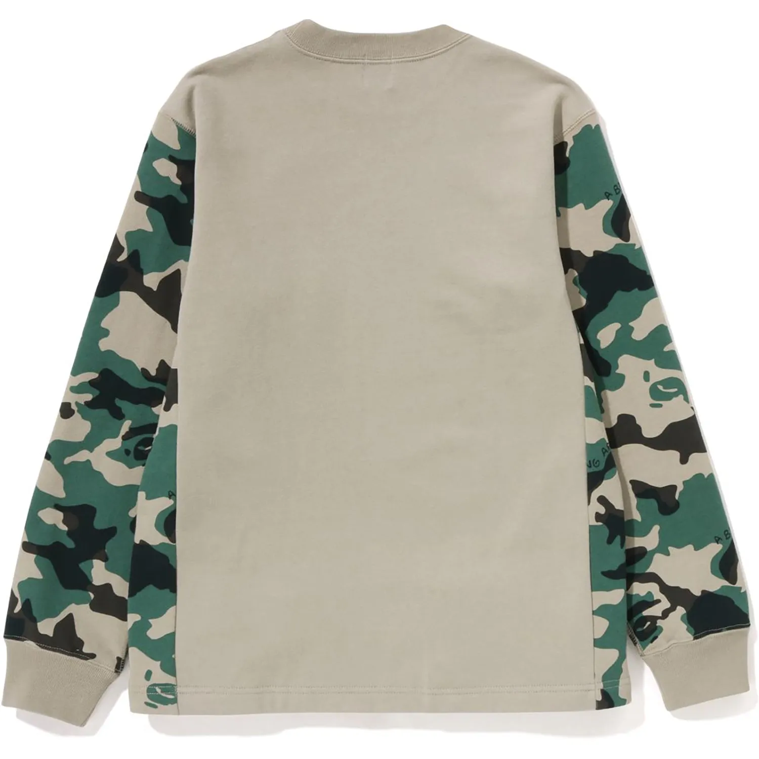 Kids WOODLAND CAMO COLOR BLOCK Crewneck