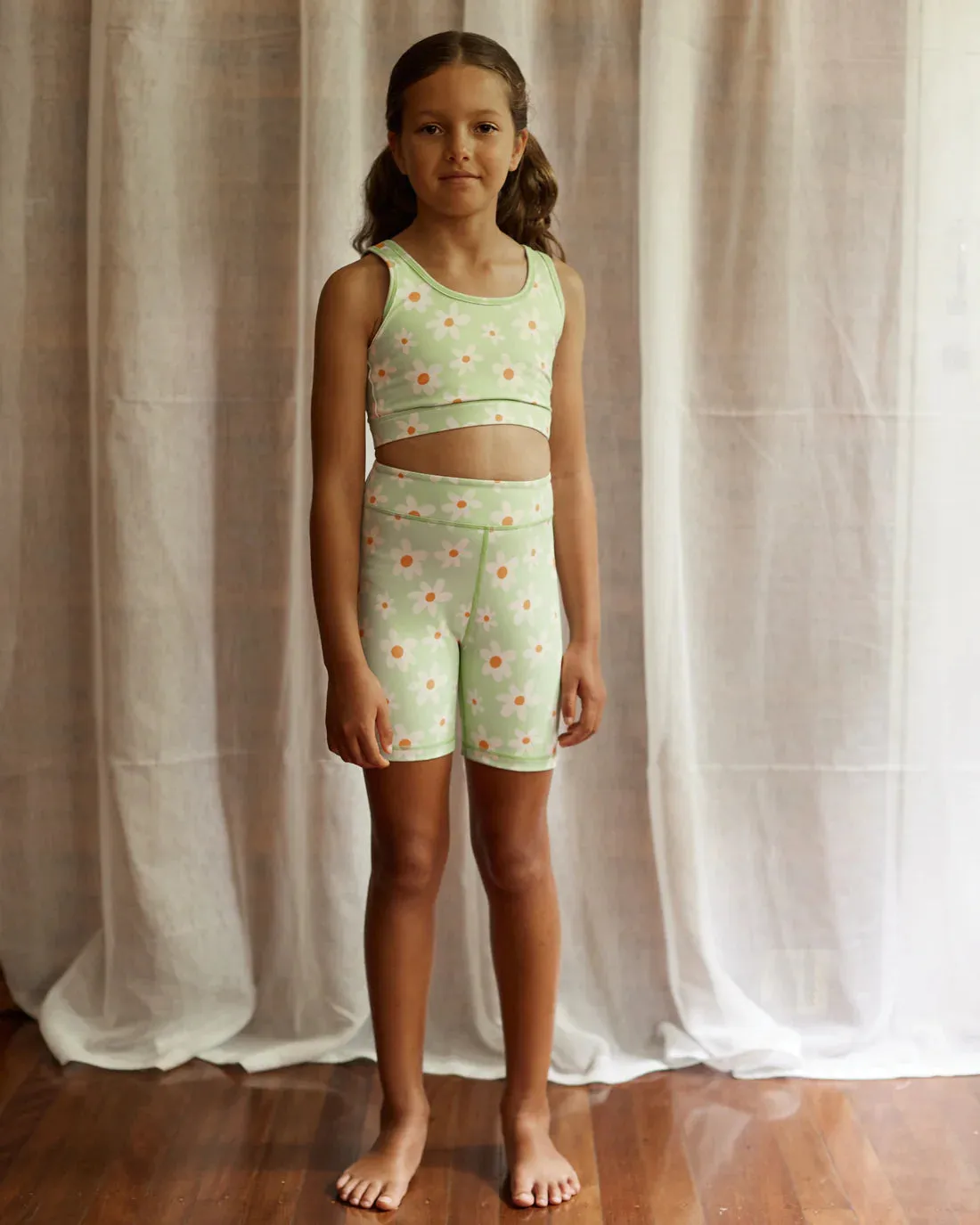 Kids Crop Top - Flora