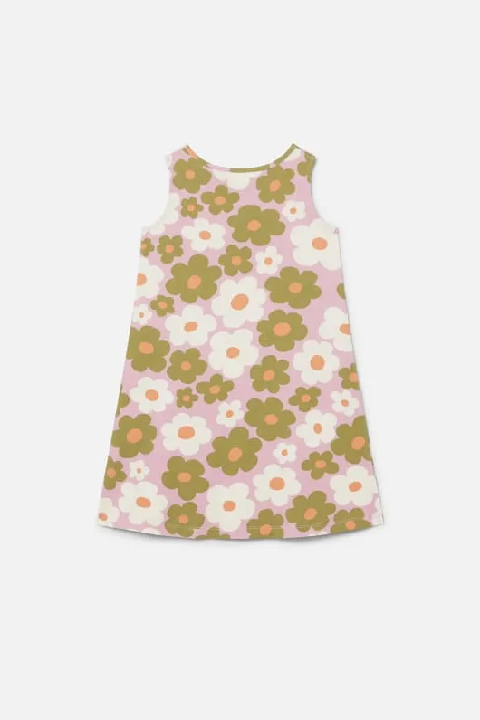 Girls Daisy Flower Dress