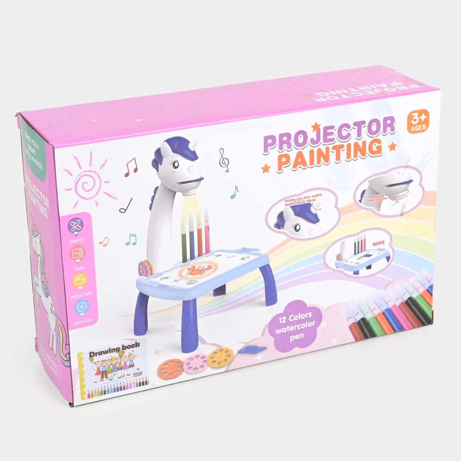 Kids Projection Drawing Table Board