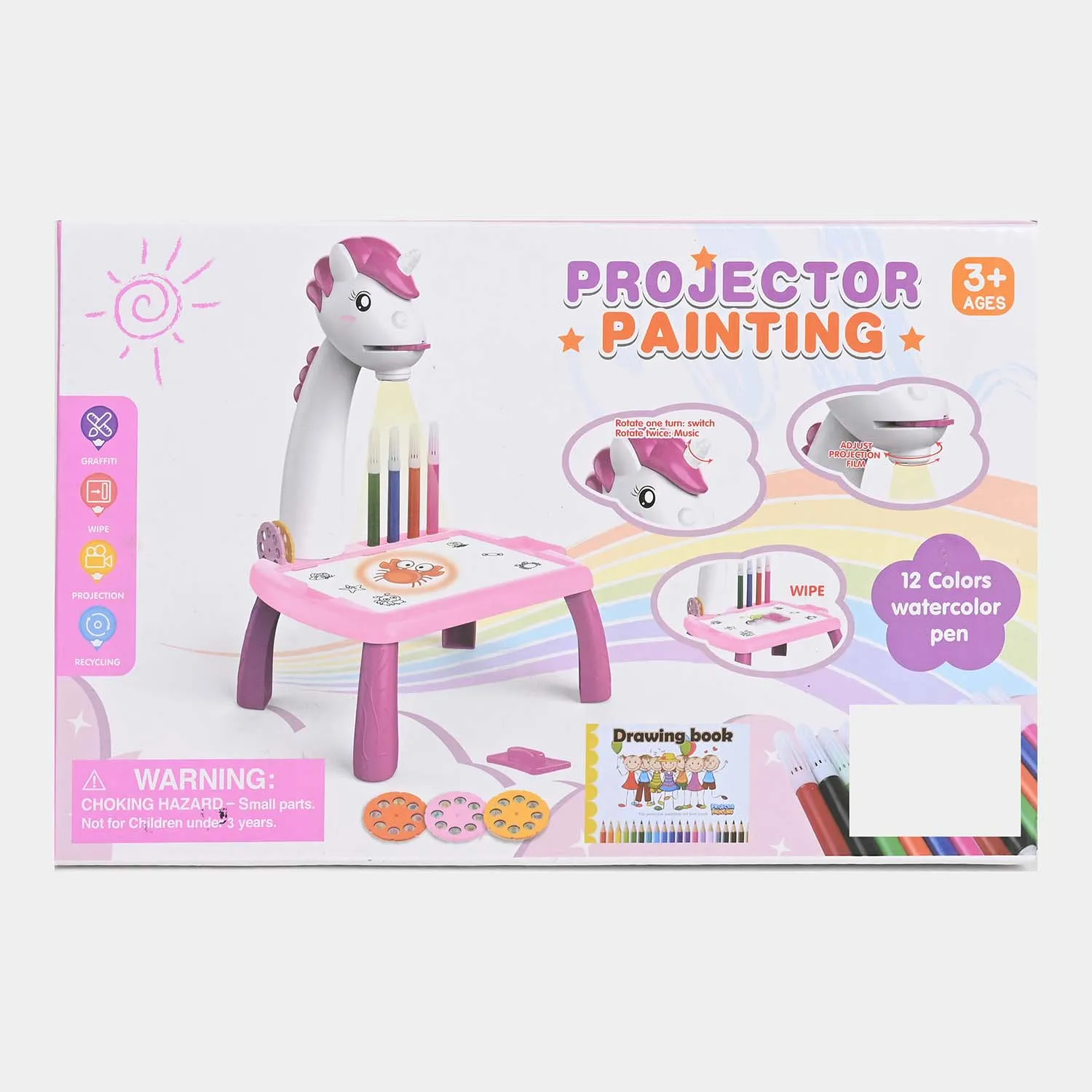 Kids Projection Drawing Table Board