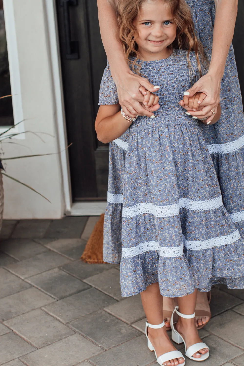 Girls' Dusty Blue Isla Dress