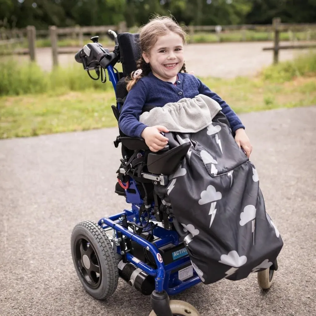 Kids Fleece-Lined Wheelchair Cosy Ages 4-10