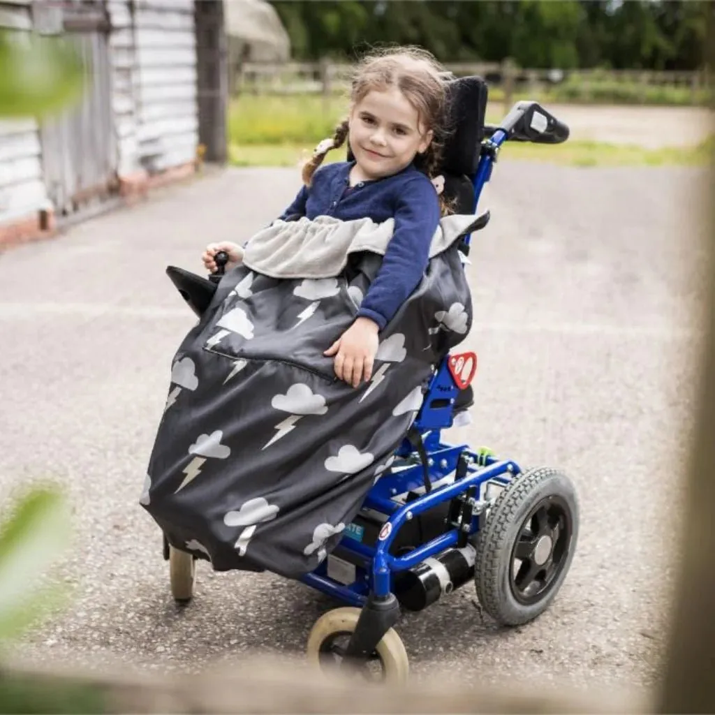 Kids Fleece-Lined Wheelchair Cosy Ages 4-10