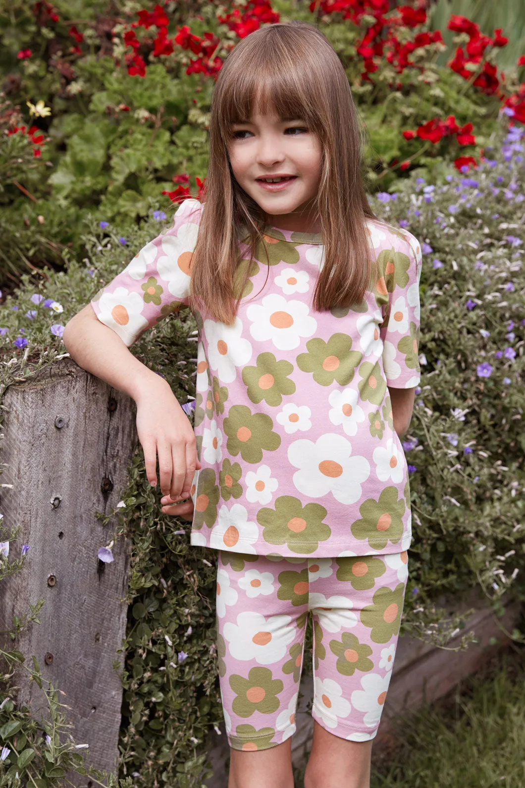 Daisy Flower Kids SS Tee