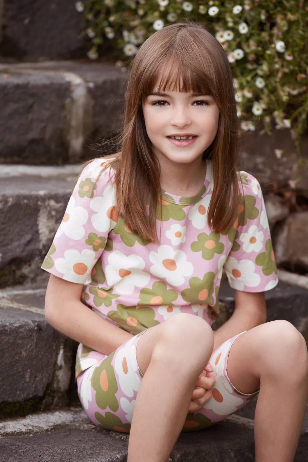 Daisy Flower Kids SS Tee