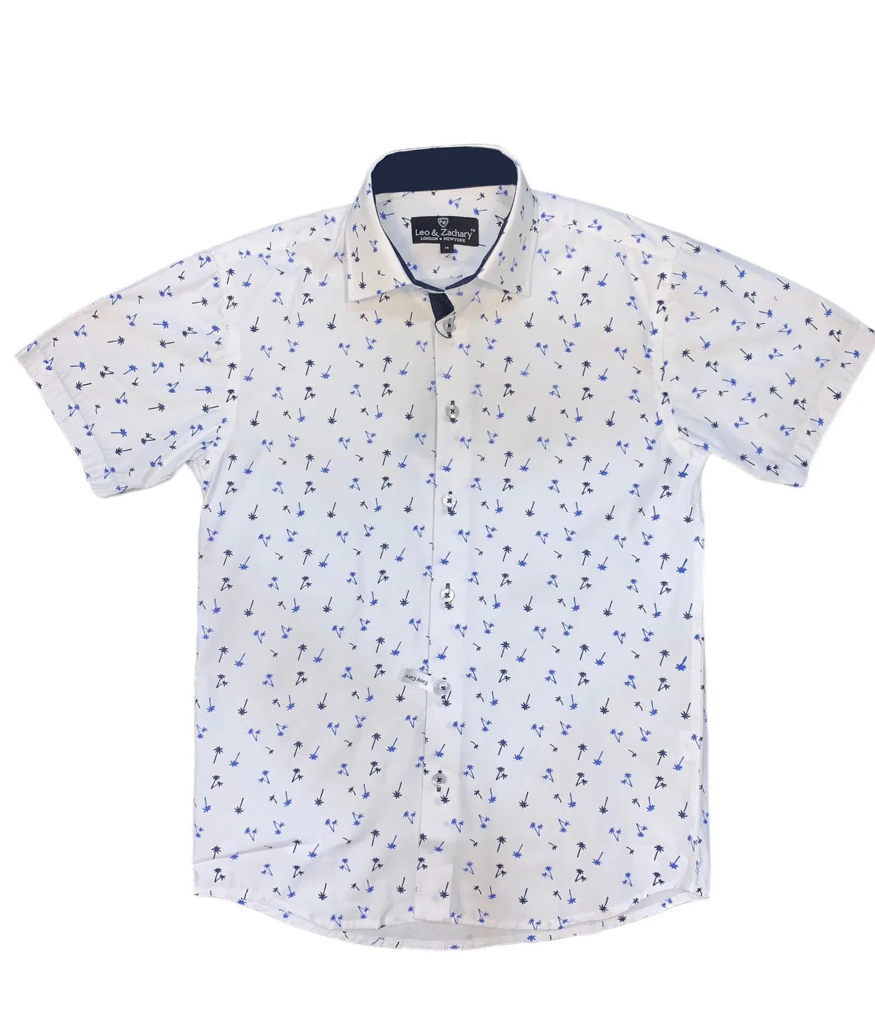 Kids formal Shirt Short Sleeve printed #5986