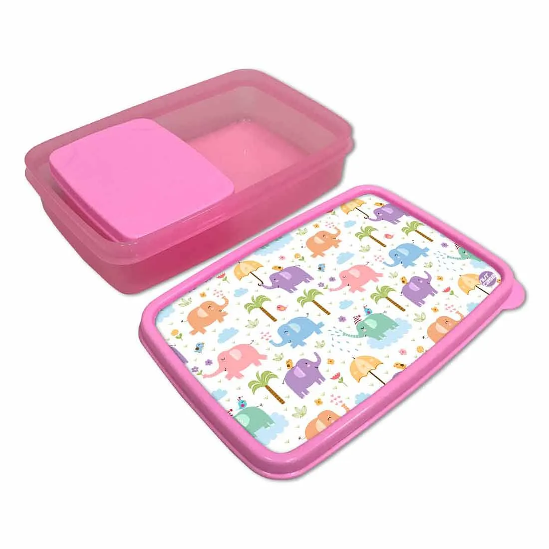 Kids Funny Lunch Box for Girls Return Gifts Birthday Party - Elephant