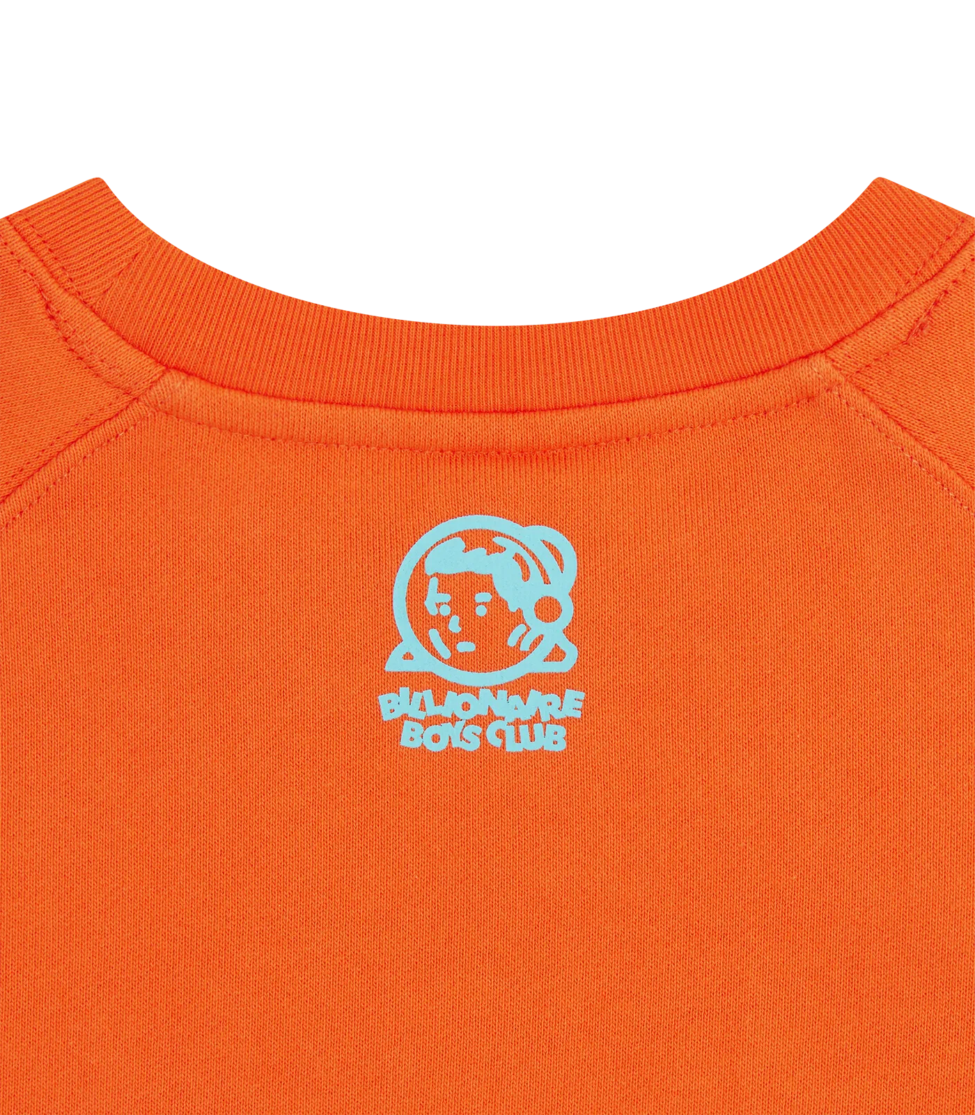 Orange Kids Crewneck with Heart & Mind Logo