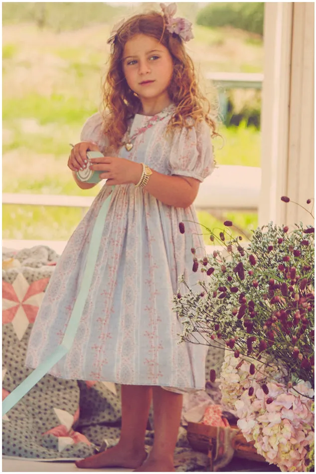 Kids Holly Dress Cobblestone