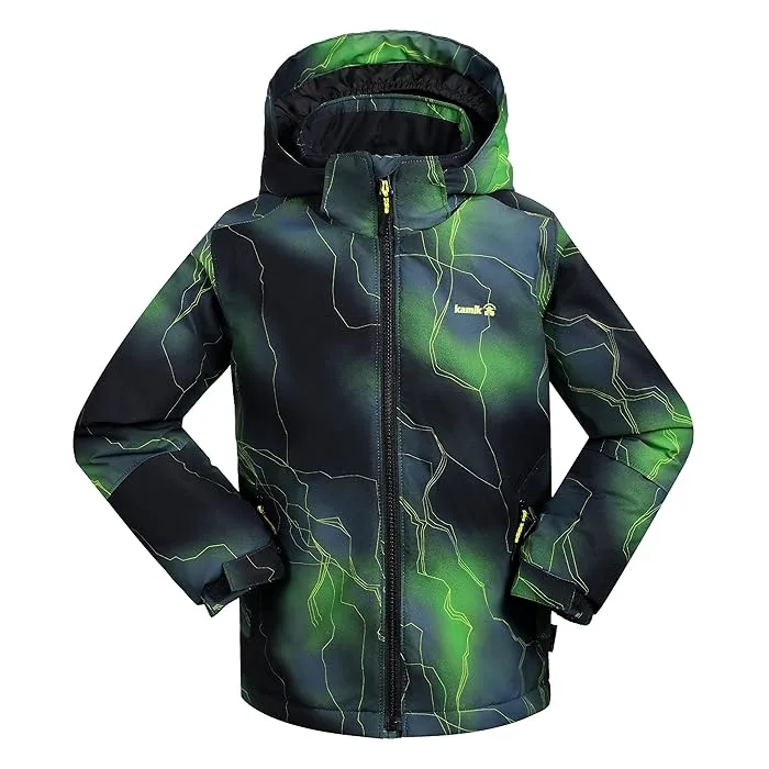 Kids Insulated Jacket with Walker Ghost Design by Kamik