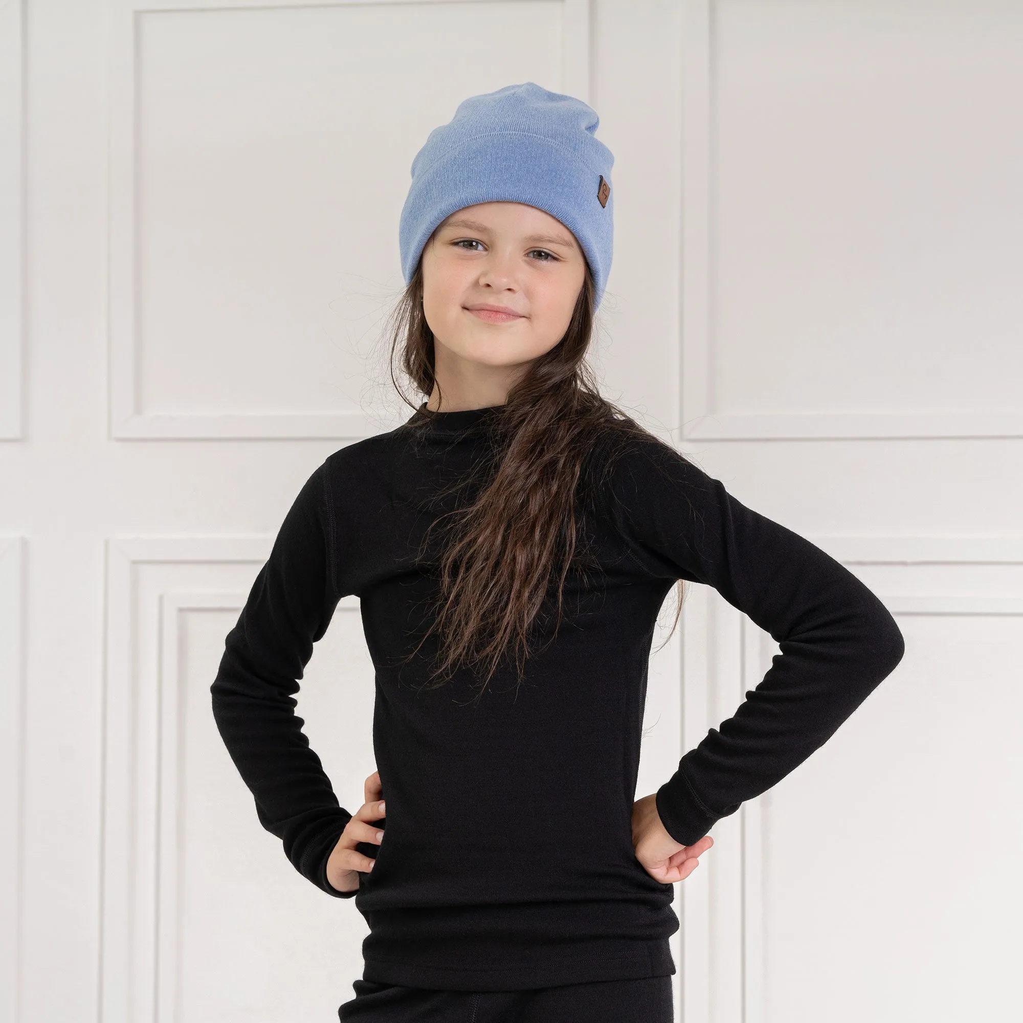 Kids' Knit Beanie Cashmere Blend