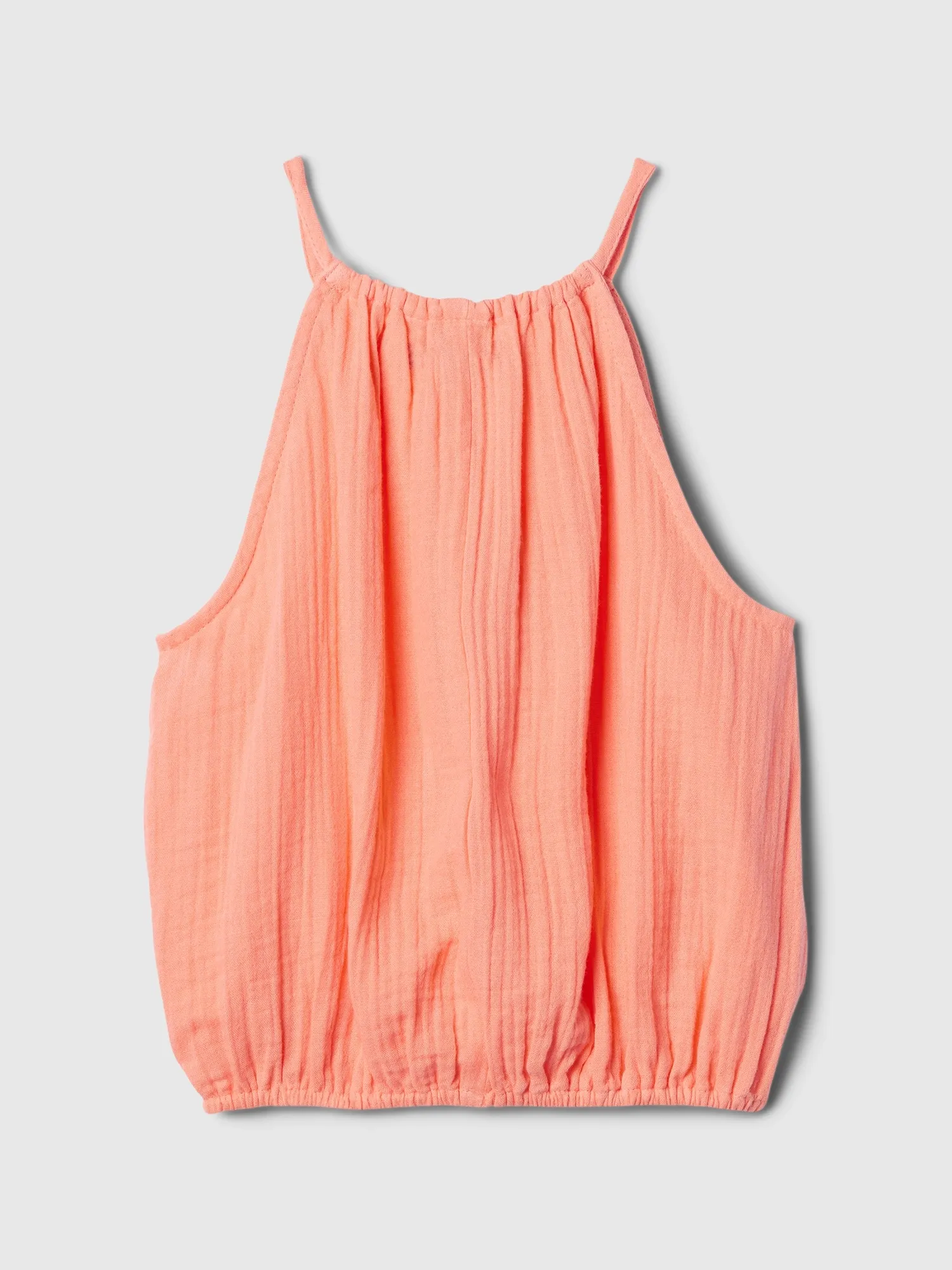 Kids Linen-Blend Halter Top