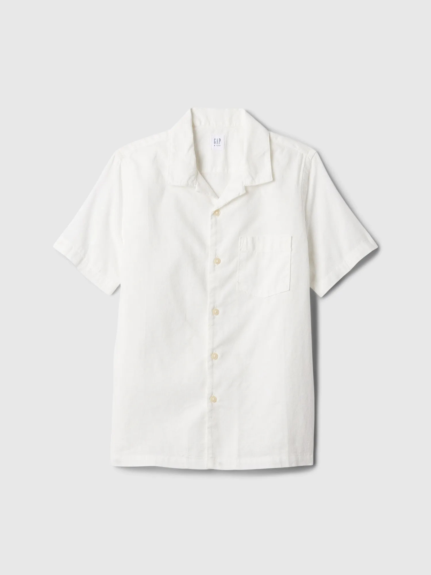 Kids Linen-Blend Vacay Shirt