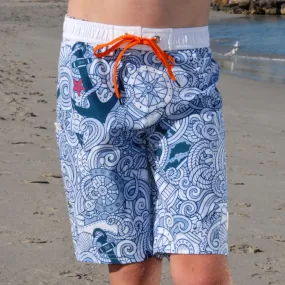 Kids Long Boardies: Sea Punk