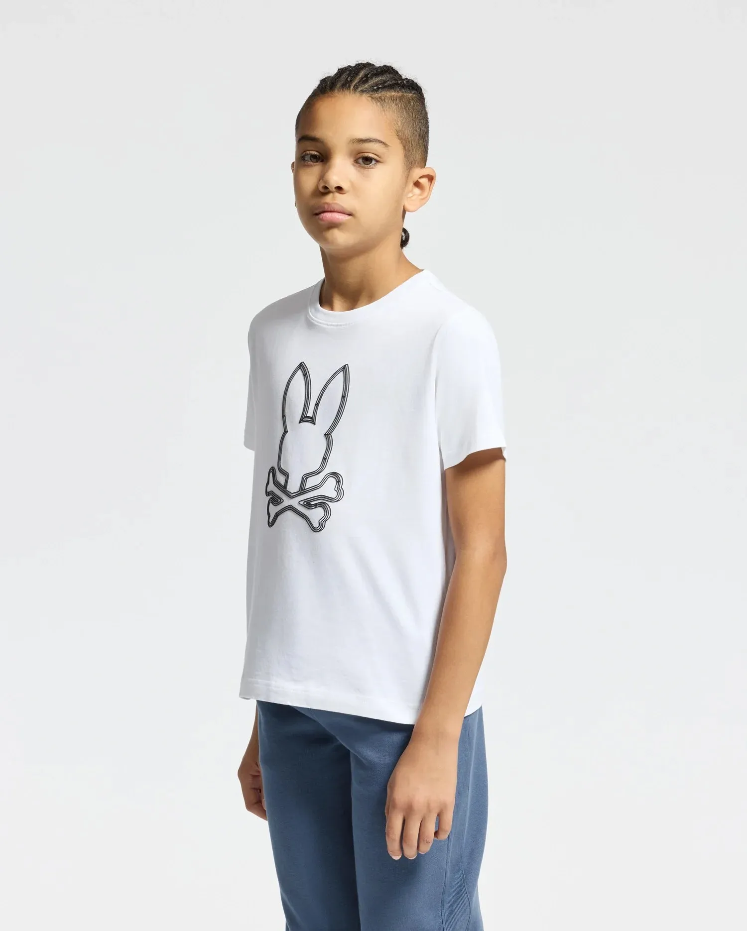 KIDS MONARC FRONT BUNNY GRAPHIC TEE - B0U211E200