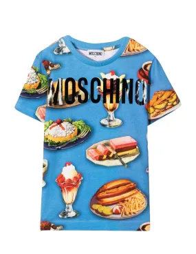 Moschino Kids Blue HUM03LLBB4A T-shirt