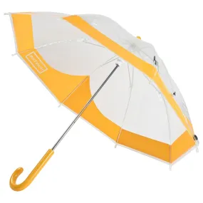 Kids Moustache Bubble Umbrella (Yellow)