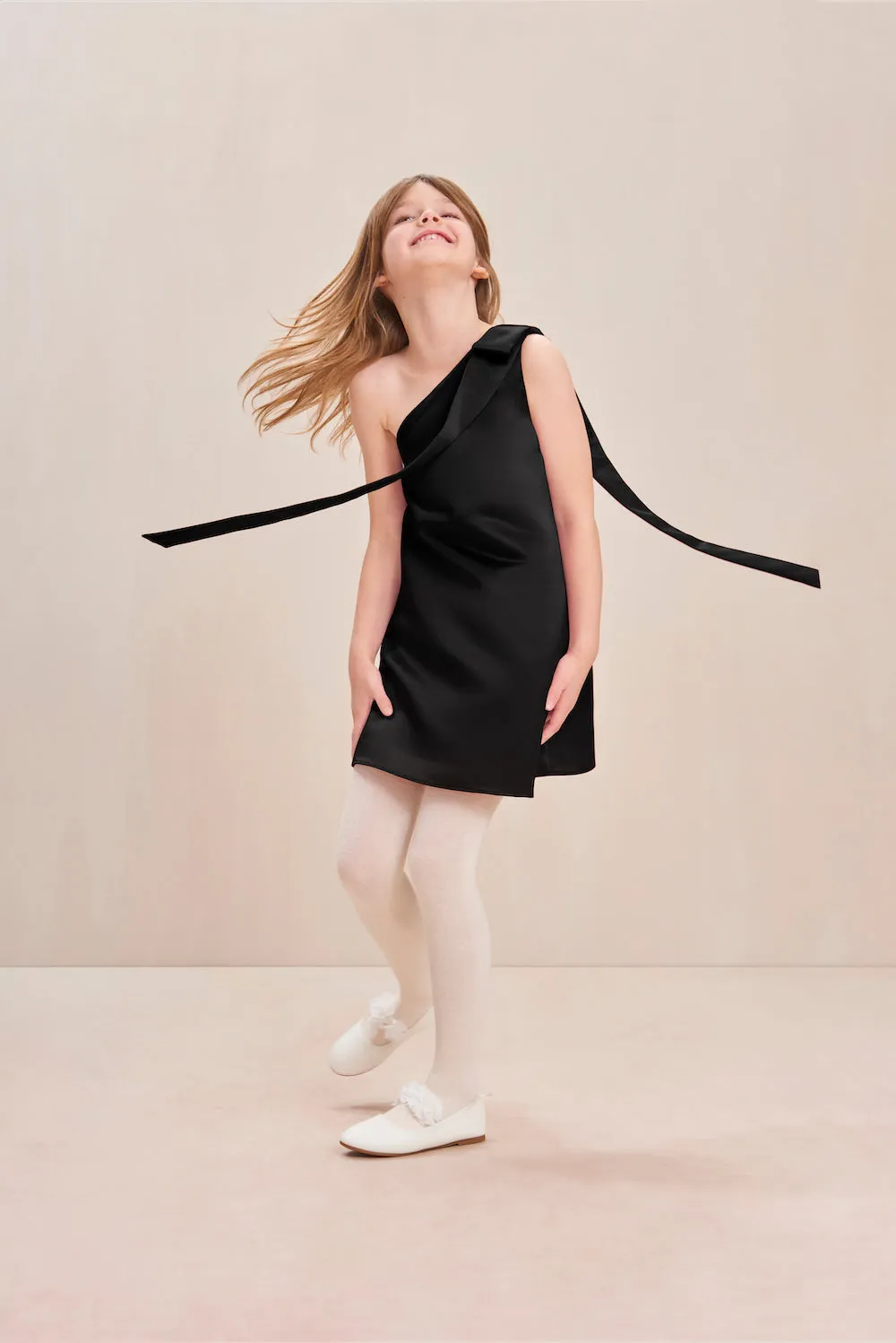 KIDS NATHALY DRESS - BLACK