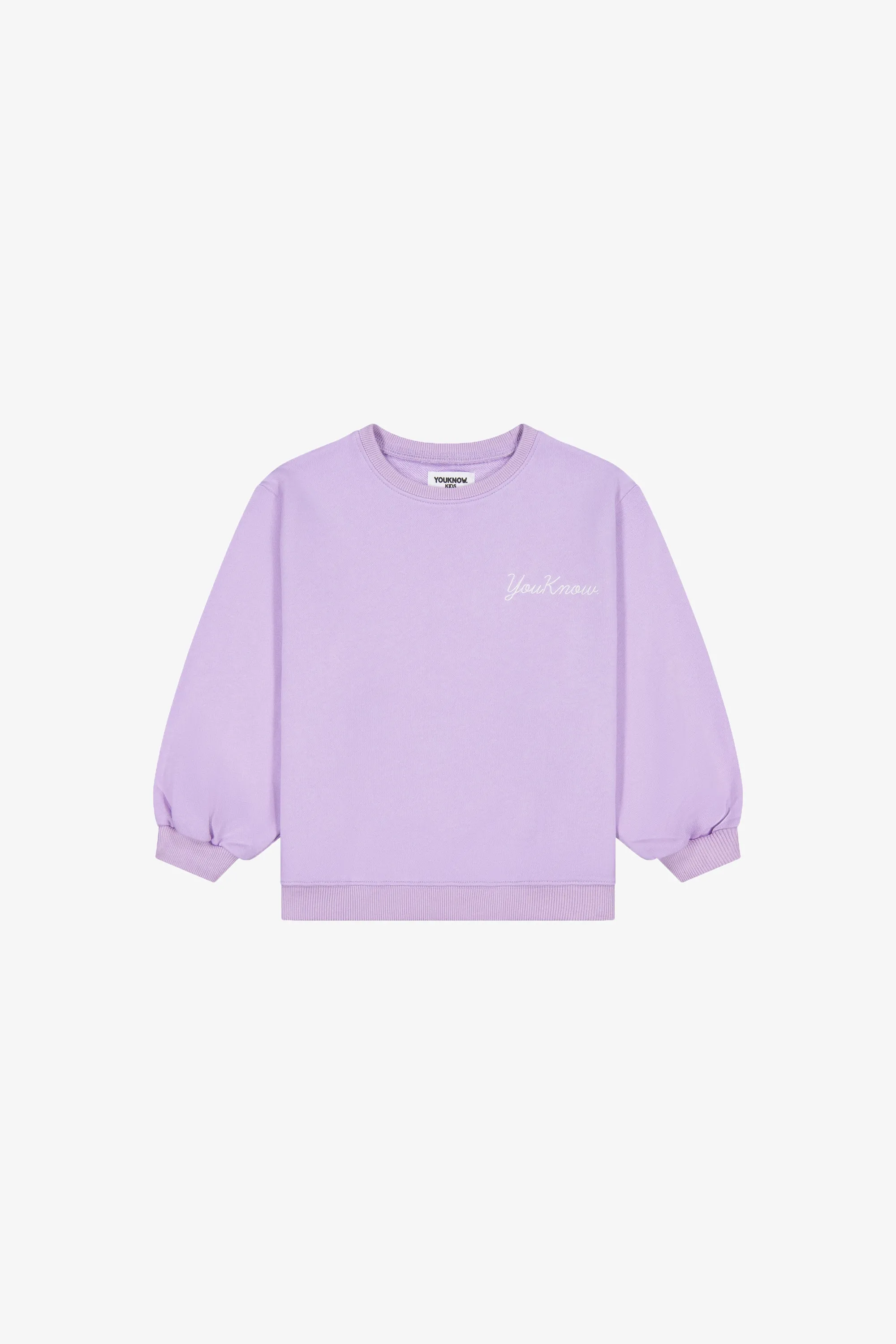 KIDS OVERSIZE CREW | LAVENDER