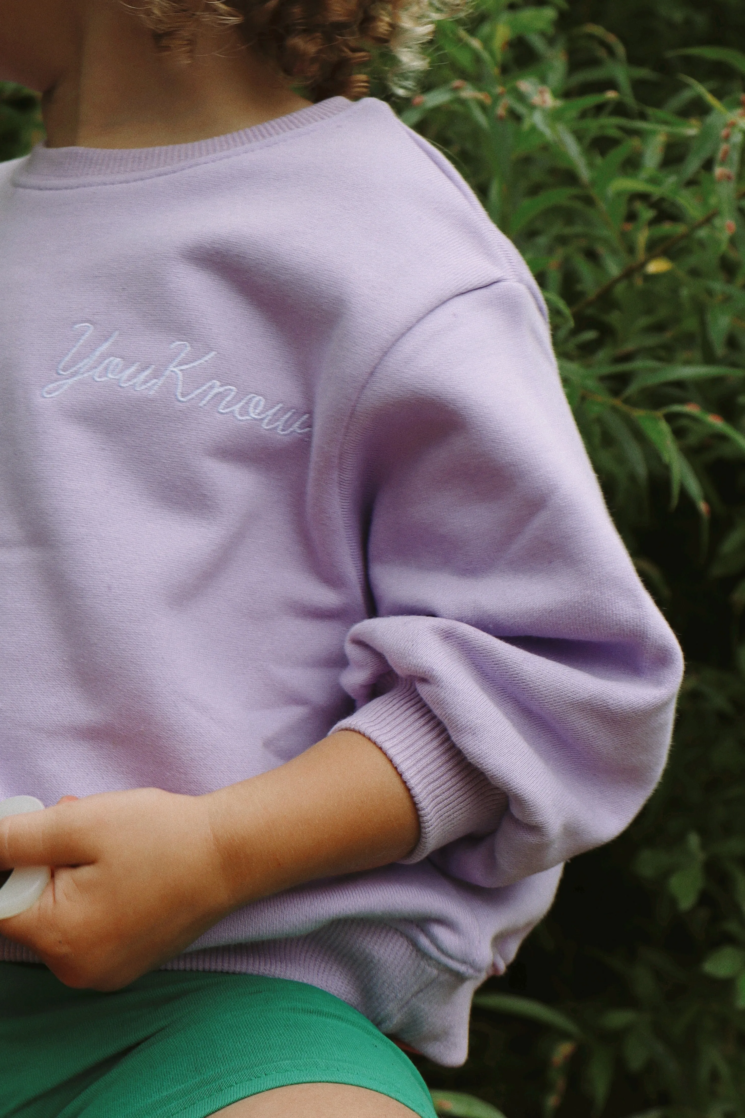 KIDS OVERSIZE CREW | LAVENDER