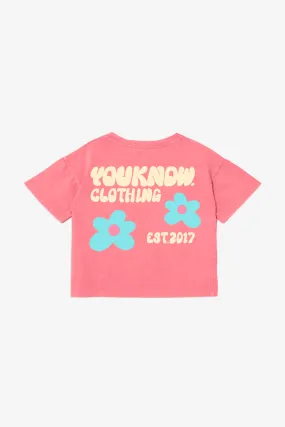 KIDS OVERSIZE TEE | PINK