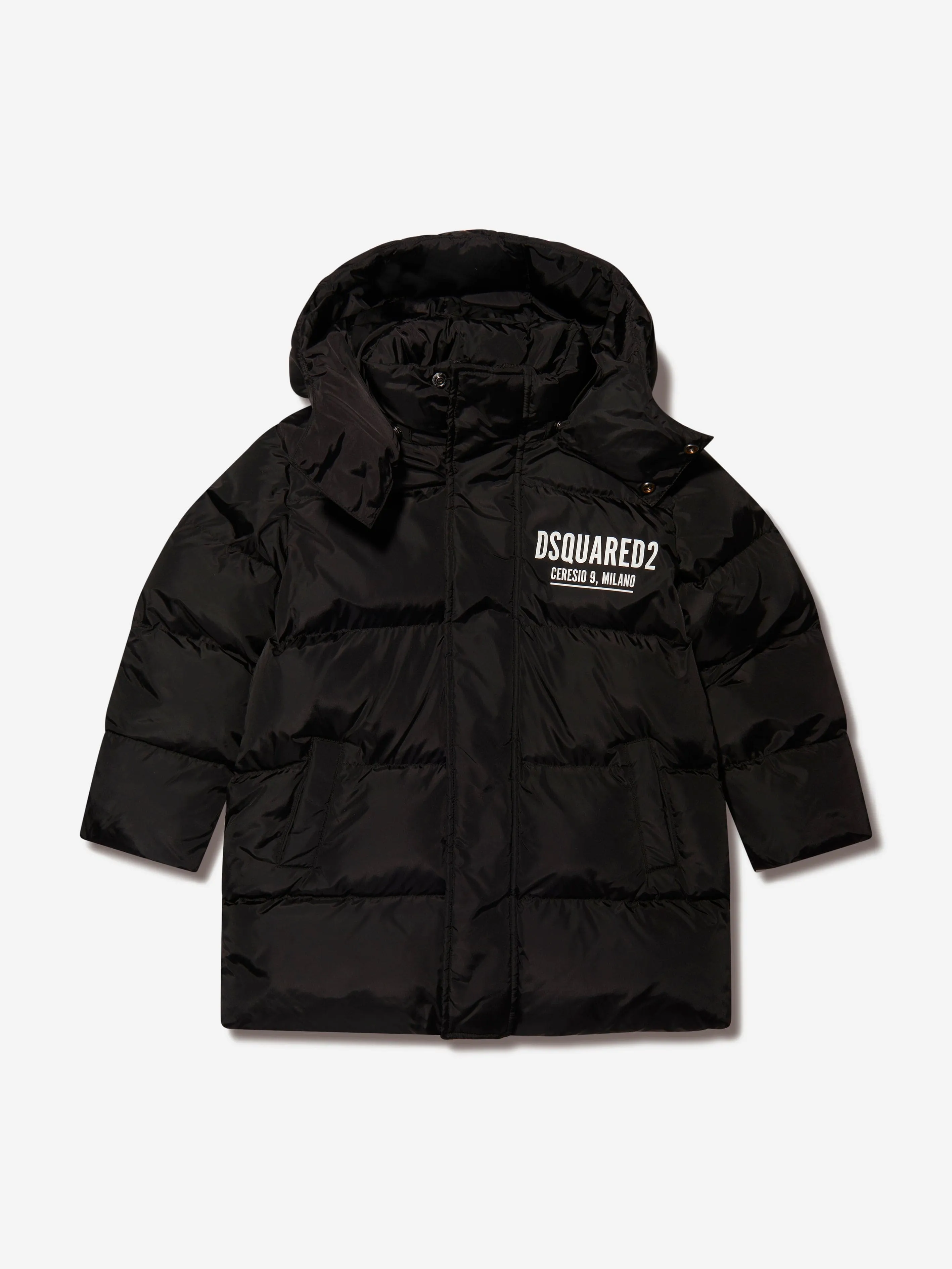 Kid's Padded Logo Jacket by Dsquared2 Kids