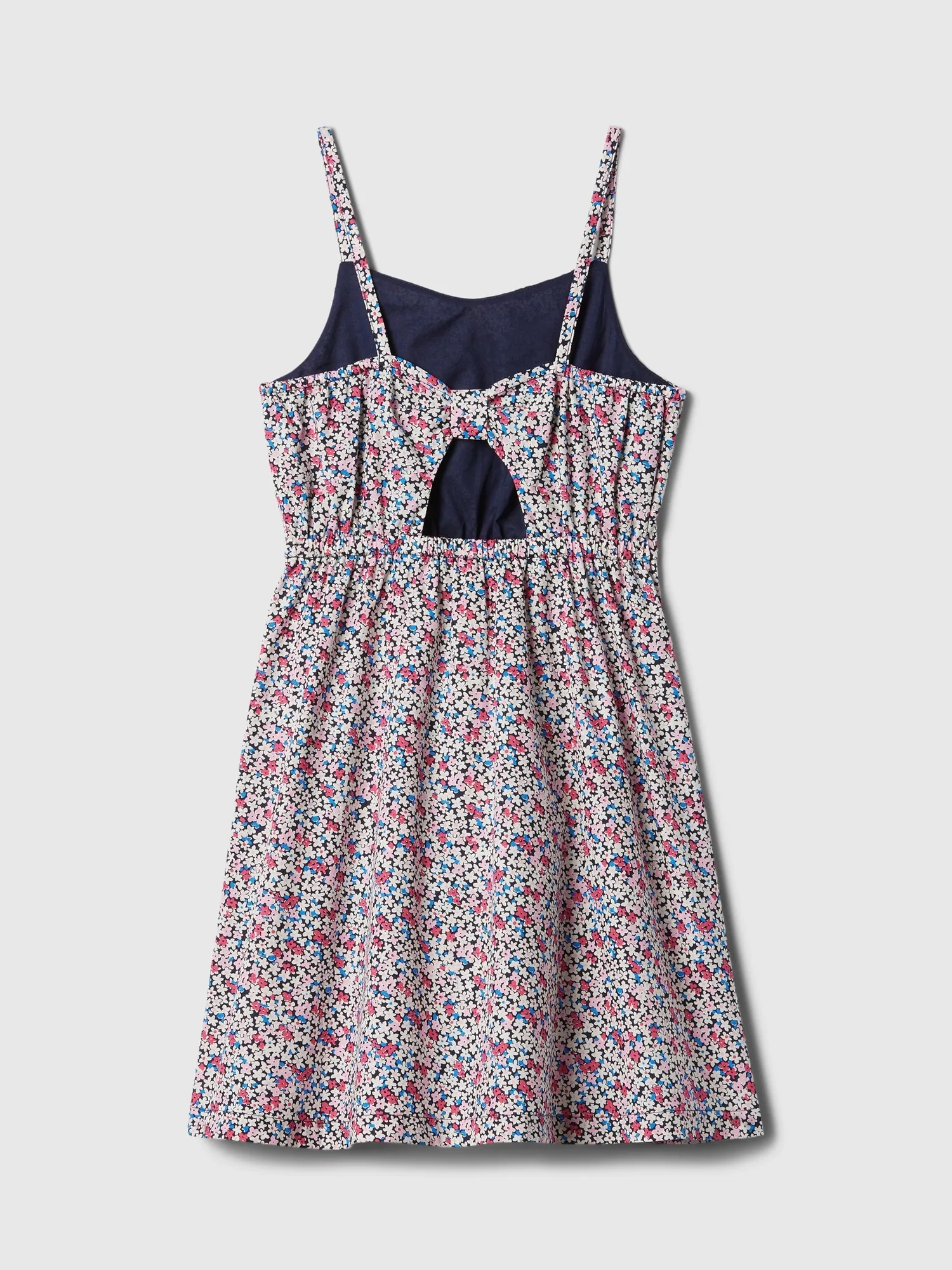 Kids Poplin Bow-Knot Dress